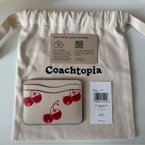 Coachtopia card case with Cherry Design